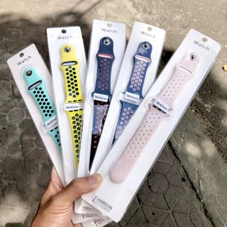 Dây Nike Apple Watch Size 38mm 40mm Thời Trang, Dây Cao Su Apple Watch