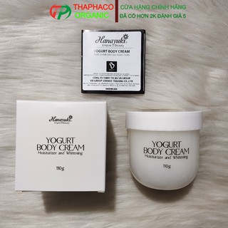 Kem Dưỡng Trắng Da Toàn Thân Yogurt Body Cream Hanayuki - Kem Body Sữa Chua Hanayuki