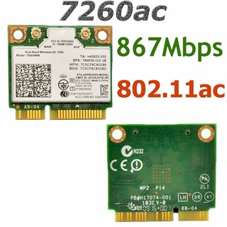 Card WIFI Intel  n6205 ,N + WiMAX 6150,n6300, n1000,n2230,n1030, ac7260 khe Msata cho laptop - Thiết bị thu wifi cho máy