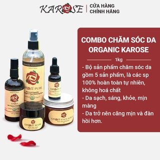 (DATE MỚI NHẤT) BỘ CHĂM SÓC DA ORGANIC KAROSE