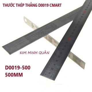 Thước Lá Thép Thẳng Cao Cấp 500mm D0019-500 CMART