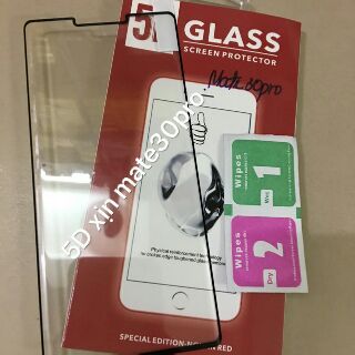 Kính full màn 5D xịn cho huawei mate 30 pro