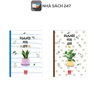 Vở kẻ ngang 72 trang Hồng Hà Study Plants 1415 mẫu mã trẻ trung, trang nhã, màu sắc hài hoà, đa dạng