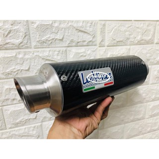 Lon pô Leo Carbon gắn mọi loại xe