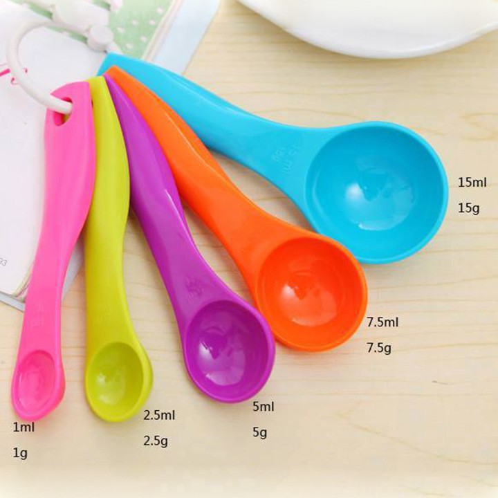 Bộ thìa đong ( muỗng đong) 5 món