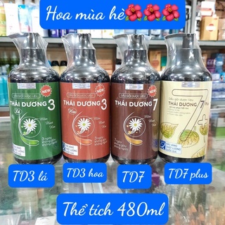HOT SALE * DẦU GỘI THÁI DƯƠNG 3 HƯƠNG HOA -LÁ 480ML VÀ THÁI DƯƠNG 7 480ML -7 PLUS 480ML ( ĐỦ LOẠI CHO KHÁCH LỰA chọn)