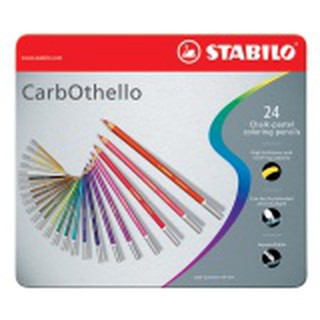 Bút Chì Màu nước STABILO Cabothello Hộp thiếc 24 Màu - CLC1424M