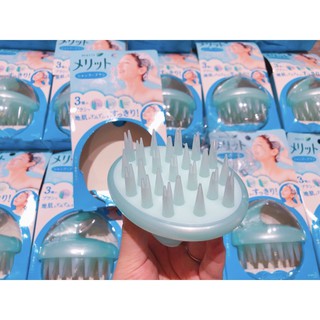 Lược gội đầu Merit Kao Nhật Bản - Lược mềm massage da đầu Merit Kao Hàng Nhật nội địa