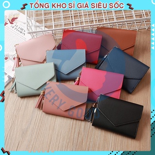 Ví ngắn cầm tay tua rua phối trái tim 2417 diệu phan