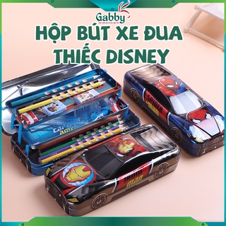 Hộp đựng bút thiếc Disney cute chính hãng nhiều mẫu, Hộp bút thiếc ( Ironman. Captain, Spiderman, McQueen)