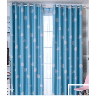 Rèm cửa họa tiết đám mây xinh (nhiều size)
