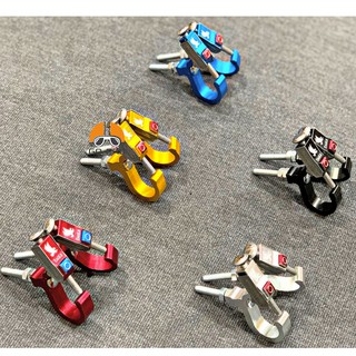 Bộ 02 Móc Bấm Treo Đồ Nhôm Eagle VT25 Xe Máy