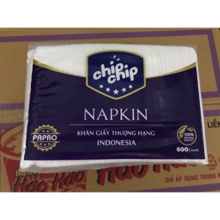 Thanh Hoá - Giấy ăn Chíp Chíp 0.5kg - 600 tờ 2 lớp