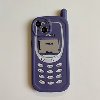 Ốp Điện Thoại Hình Điện Thoại Nokia Cổ Điển Chống Sốc Cho iPhone 14 / 13 / 12 / 11