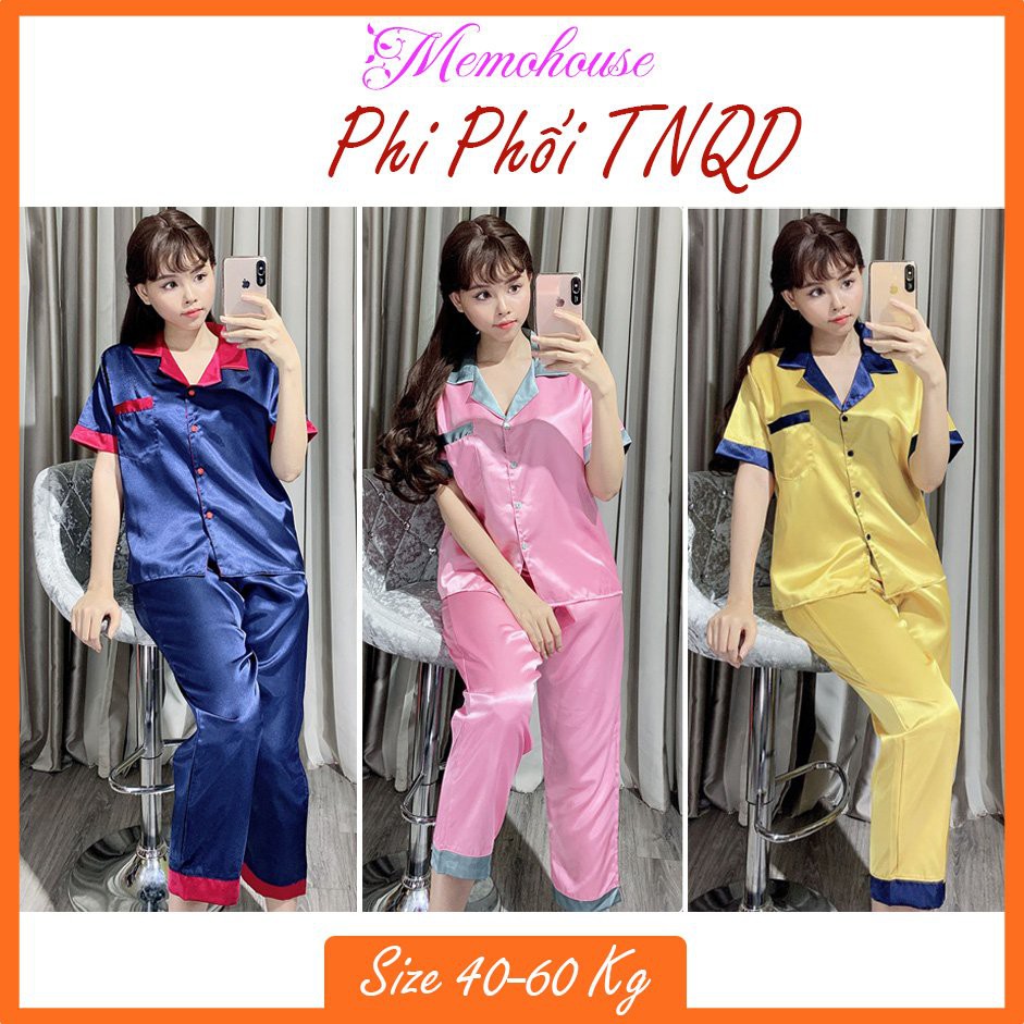 Đồ bộ pijama phi lụa cao cấp NTQD