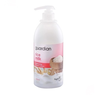 Sữa Tắm Dưỡng Sáng Da Guardian Brightening Rice Milk Shower Cream Chiết Xuất Gạo 1000ml / 1L