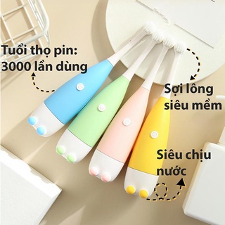 Bàn chải đánh răng bằng điện cho trẻ em giúp bé vệ sinh răng miệng sạch sẽ, dễ dàng [BÀN CHẢI EM BÉ]