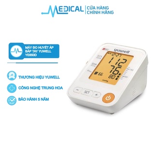Máy đo huyết áp bắp tay YUWELL YE650D có phát âm giọng nói kết quả đo ''kèm adaptor'' - MEDICAL