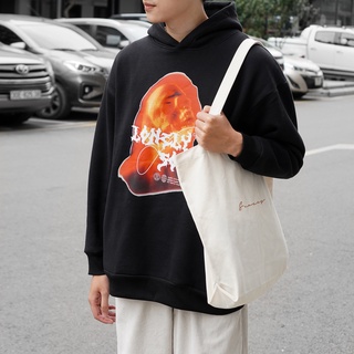 Áo Hoodie JOG04 - chất liệu thun nỉ 100% cotton , form dáng oversized ( hình in LONELY SOUL )
