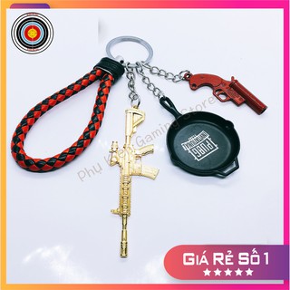 Combo 4 món Móc Khoá PUBG Độc đáo - Móc khoa skin pupg chi tiết mô phỏng giống thật game PUBG
