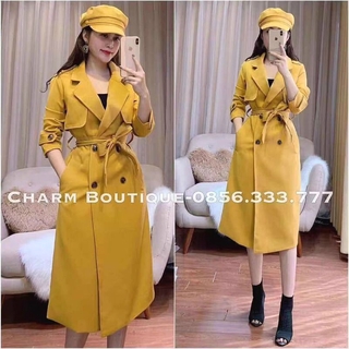 Áo măng tô quảng châu dài hàng đẹp