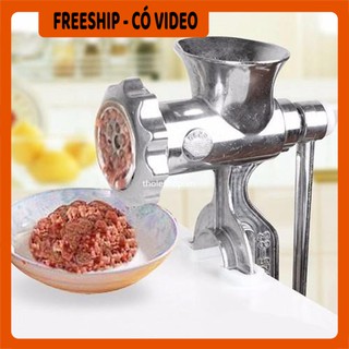 Máy xay thịt bằng tay  BH 1 THÁNG  Máy xay thịt bằng tay đế kẹp bàn, chất liệu cao cấp không gỉ, an  toàn 5731