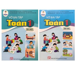 Sách Combo Vở bài tập toán lớp 1 tập 1 + tập 2 ( cánh diều )