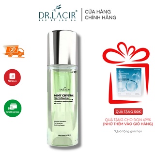 Toner dưỡng ẩm Dr. Lacir Mint Crystal giúp se khít lỗ chân lông làm trắng da thơm mát bạc hà 100ml LM16