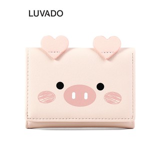 Ví nữ nhỏ ngắn bỏ túi TAOMICMIC nhiều ngăn cao cấp đựng tiền cute dễ thương LUVADO VD297