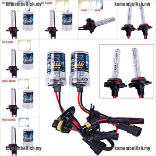 Set 2 Bóng Đèn Xenon 35w 4300k 6000k H1 H7 9005 Cho Xe Ô Tô
