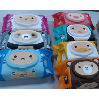 (Mẫu mới) khăn ướt agi không mùi 100 tờ