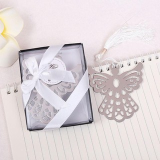 (25) Hộp bookmark kim loại mỏng nhiều hình nốt nhạc thiên thần vương miện đánh dấu sách dễ thương