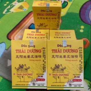 SẢN PHẨM DẦU GỪNG THÁI DƯƠNG 24ml luôn có date mới hàng chính hãng và 6ml nhỏ gọn