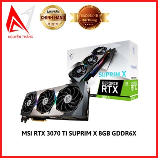 Vga card màn hình MSI RTX 3070 Ti SUPRIM X 8GB GDDR6X chính hãng