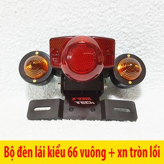 BỘ ĐÈN LÁI VUÔNG + XI NHAN LỒI
