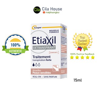 [MẪU MỚI] Lăn khử mùi Etiaxil Confort+ Nâu da siêu nhạy cảm 15ml - Cila House