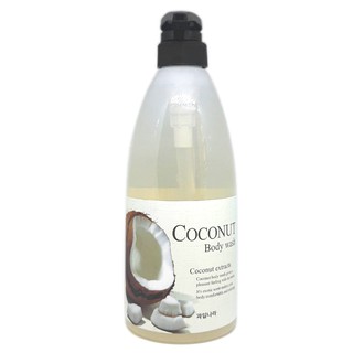 Sữa tắm trái dừa dạng gel làm trắng da Welcos Coconut Body Hàn Quốc 750ml - Hàng Chính Hãng