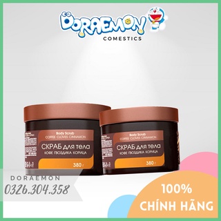 Tẩy da chết quế hồi [ CHÍNH HÃNG 100%] chiết xuất quế hồi và cafe của Nga tẩy da chết_ Sáng mịn làn da