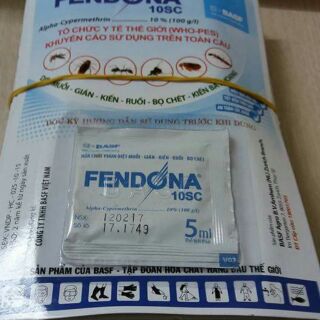 Combo 18 gói fendoma diệtkieens muỗi gián loại 5ml