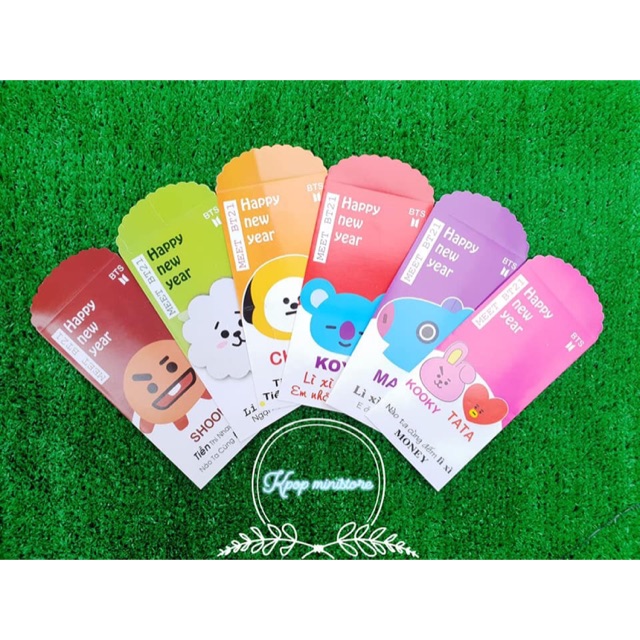 Bao lì xì BT21