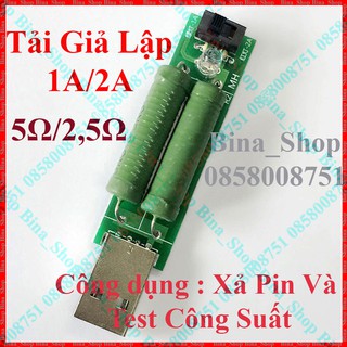Điện trở công suất 5R/2.5R dòng xả 1A/2A