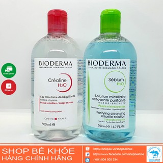 Nước tẩy trang Bio.der.ma pháp 500ml