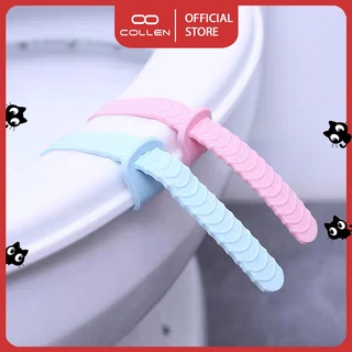 Lật nắp bồn cầu thông minh sạch sẽ kháng khuẩn tiện dụng, dụng cụ nhấc lắp bệt vệ sinh rẻ bền đẹp COLLEN LIFE
