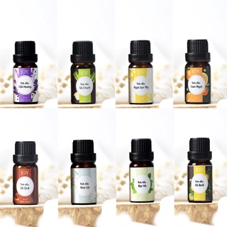Tinh Dầu Xông Phòng JOY Thiên Nhiên 10ml - Tinh Dầu Sả Chanh-Bưởi - Bạc Hà - Cam - Ngọc Lan Tây - Quế - Hoa Lài