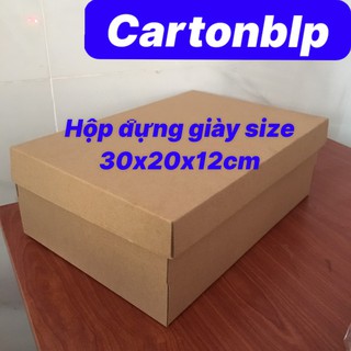 20 HỘP ĐỰNG GIÀY SIZE 30X20X12 ĐỰNG QUẦN ÁO