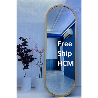 Đi tỉnh 60x160cm Gương soi toàn thân CÓ CHÂN V2 Gương treo tường vòm 2 đầu