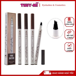 Bút Chì Kẻ Chân Mày 4D Phẩy sợi dạng nước