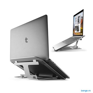 Đế dựng Laptop, MacBoook Air/Pro, Dell XPS, Surface Laptop TOMTOC nhôm cao cấp - B4-002