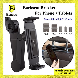 Giá đỡ Ipad / điện thoại xếp gọn dùng gắn lưng ghế trên xe hơi Baseus Fun Journey Backseat Lazy Bracket