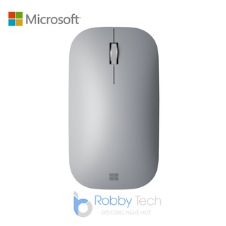 Chuột Bluetooth Microsoft BlueTrack Modern Mobile - Chuột không dây Macbook, Laptop, Surface - Màu Xám Bạc